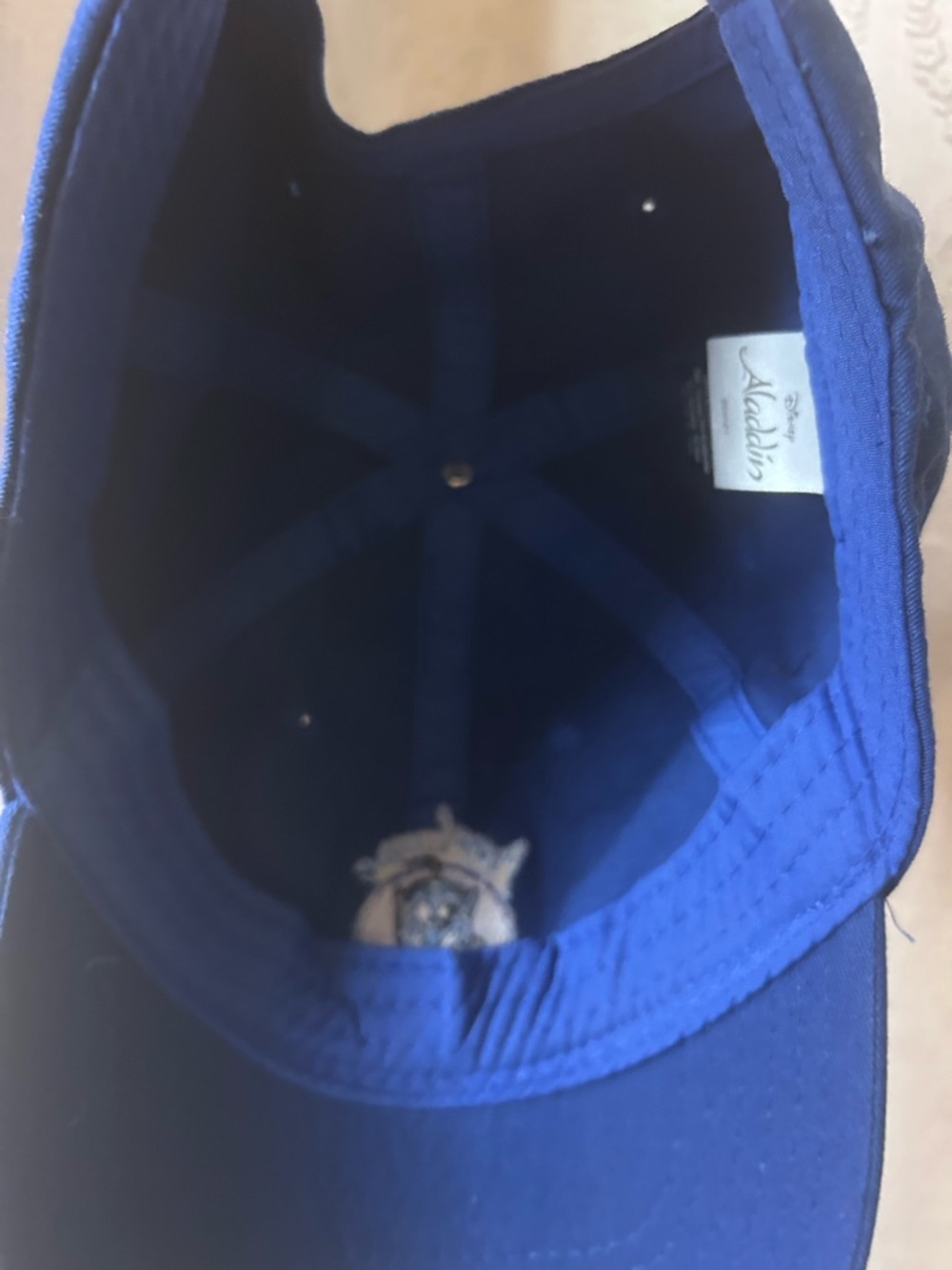 Disney Blue Aladdin Genie Embroidered Baseball Cap - Picture 4 of 5